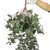 Artificial Hanging Plants: Hanging English Ivy Bush 80cm UV Resistant