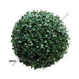 Artificial Trees: Medium Boxwood Topiary Ball UV Resistant 28cm