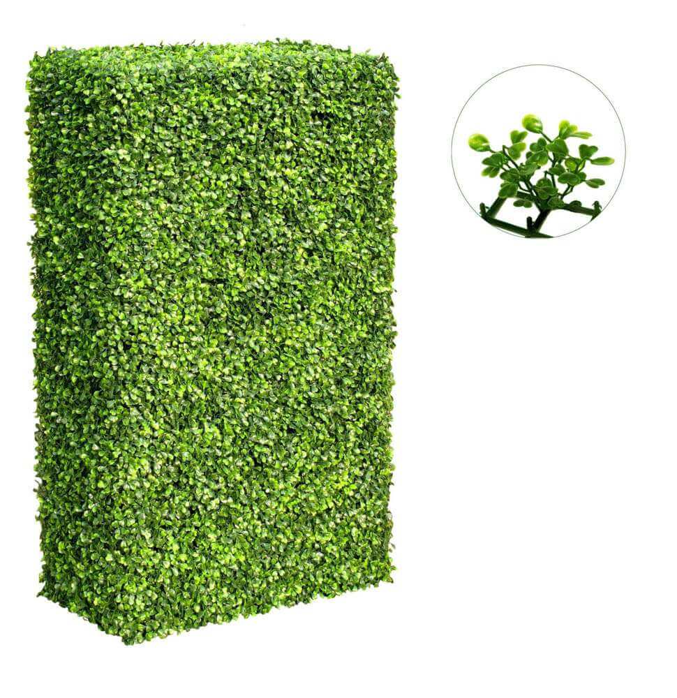 Caravan Accessories: Large Portable Mixed Boxwood Hedge UV Resistant 100cm Long x 200cm High