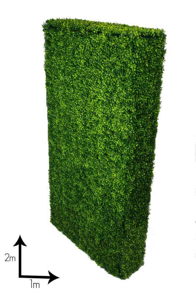 Caravan Accessories: Large Portable Mixed Boxwood Hedge UV Resistant 100cm Long x 200cm High