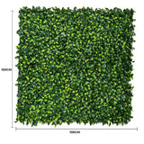 Caravan Accessories: Jasmine Hedge Screen Green Wall Panel UV Resistant 100cm x 100cm