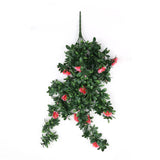 Umbrellas & Sunshades: Hanging Pink Rose Stem UV Resistant 85cm