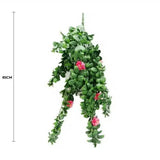 Umbrellas & Sunshades: Hanging Pink Rose Stem UV Resistant 85cm