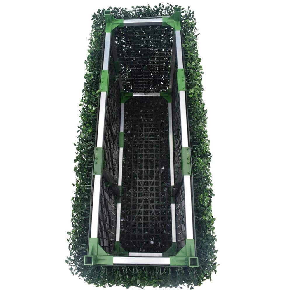Caravan Accessories: Portable Artificial Boxwood Hedge UV Resistant 75cm High 100cm Long