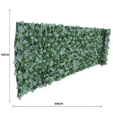 Caravan Accessories: Artificial Ivy Leaf Hedging & Privacy Screen (Shade Cloth Backing Fake Ivy) 3m X 1m Roll