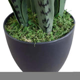 Artificial Trees: Artificial Snake Plant Sansevieria UV Resistant 60cm