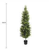 Artificial Trees: Artificial Potted Topiary Tree UV Resistant 150cm