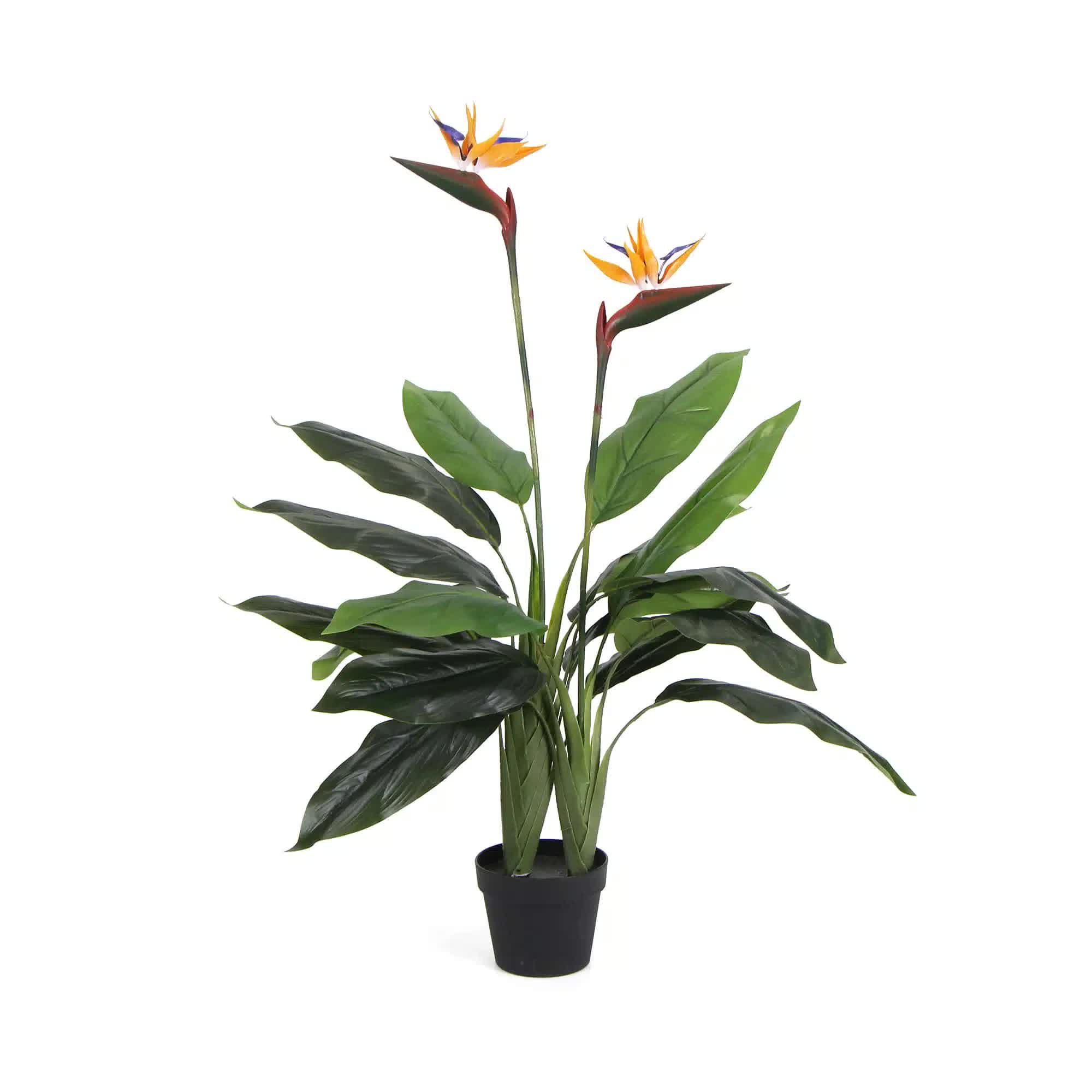 Bird Cages & Stands: Artificial Bird of Paradise Plant 110cm