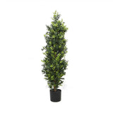 Artificial Trees: Artificial Potted Topiary Tree UV Resistant 120cm