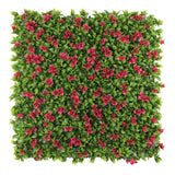Garden Ornaments: Luxury Flowering Pink Vertical Garden / Green Wall UV Resistant 1m X 1m