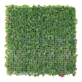 Garden Ornaments: Luxury Flowering Pink Vertical Garden / Green Wall UV Resistant 1m X 1m