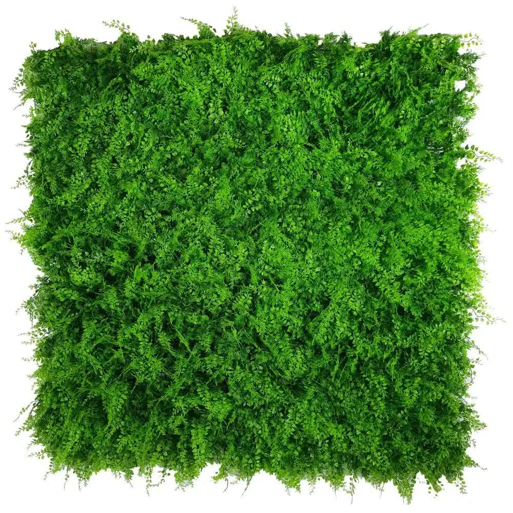 Artificial Trees: Mediterranean Fern Vertical Garden / Green Wall UV Resistant 1m x 1m