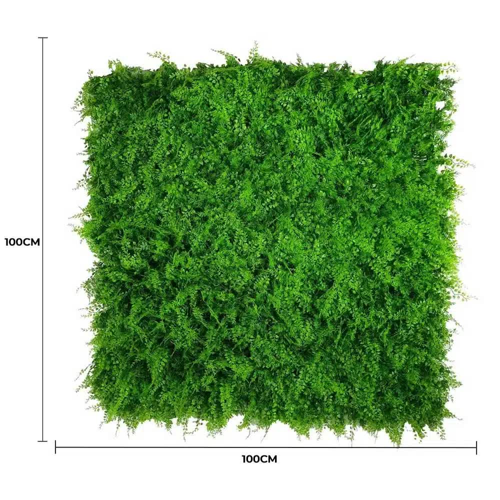 Artificial Trees: Mediterranean Fern Vertical Garden / Green Wall UV Resistant 1m x 1m