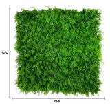 Artificial Trees: Mediterranean Fern Vertical Garden / Green Wall UV Resistant SAMPLE