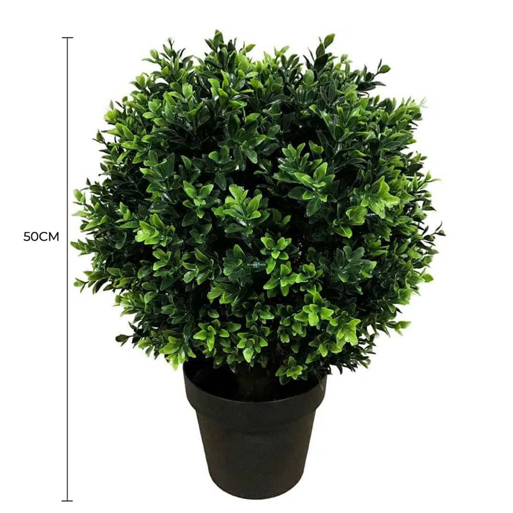 Artificial Topiary Shrub (Hedyotis) UV Resistant 50cm