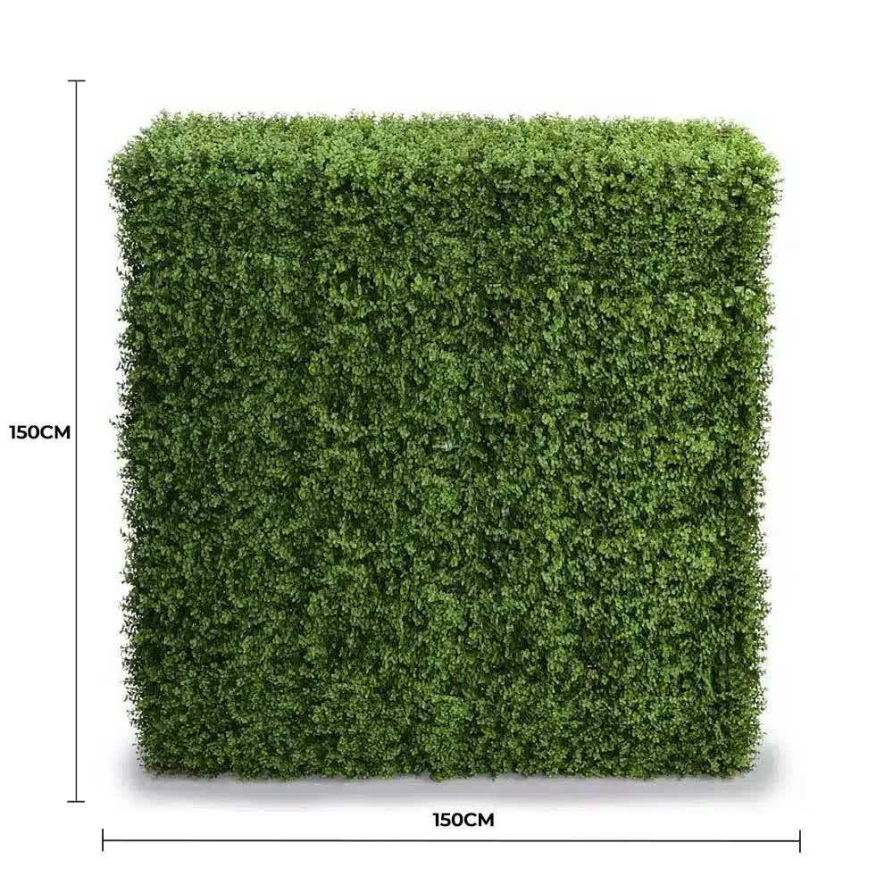 Artificial Trees: Deluxe Portable Buxus Hedge UV Resistant 150cm Long x 150cm High