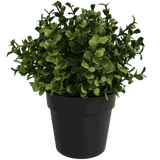 Artificial Trees: Small Potted Artificial Buxus Plant UV Resistant 20cm