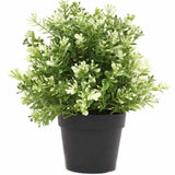 Artificial Potted Plants: Small Potted Artificial White Jade Plant UV Resistant 20cm