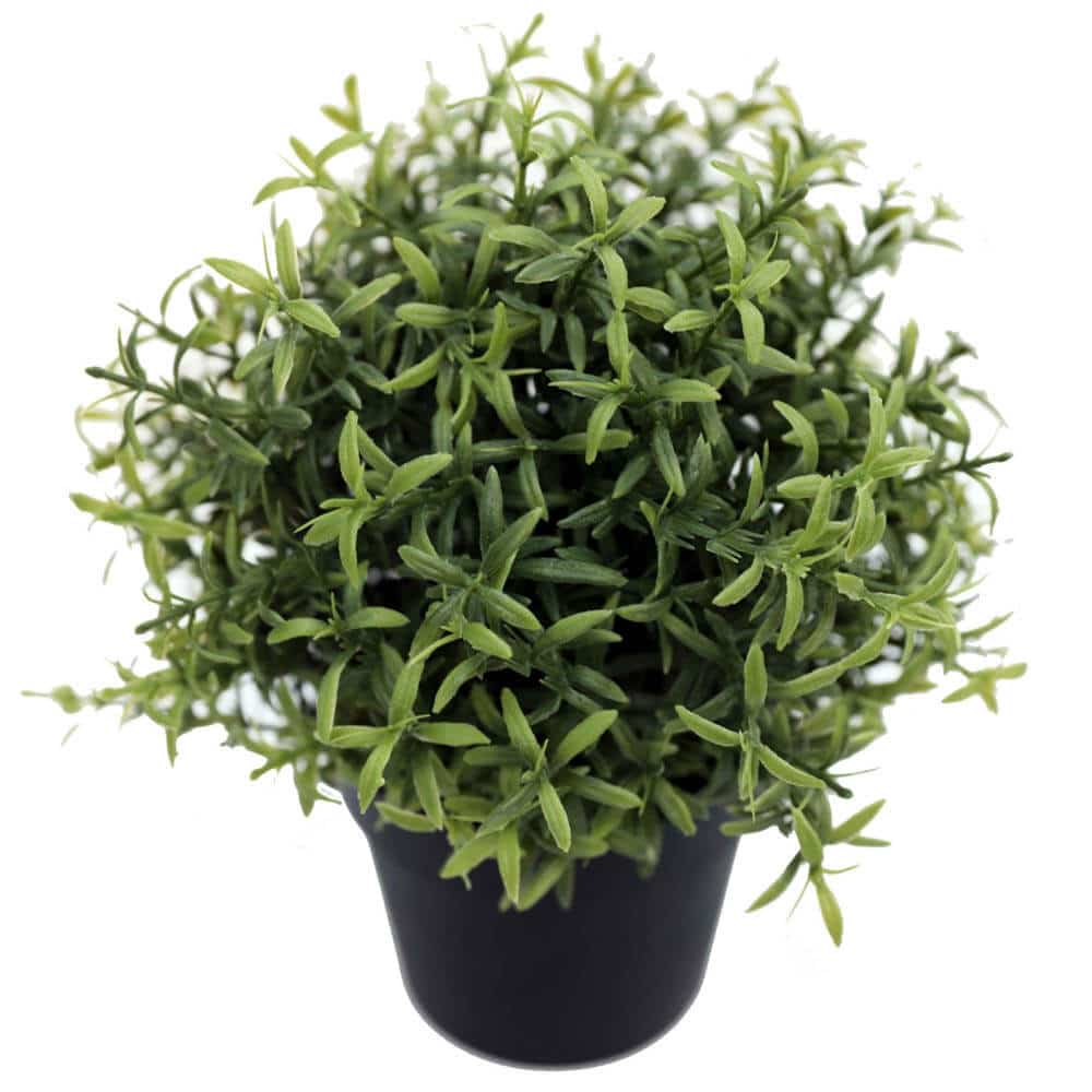 Aroma Diffusers: Small Potted Artificial Rosemary Herb Plant UV Resistant 20cm