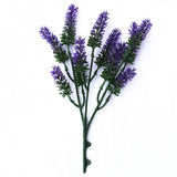 Artificial Hanging Plants: Small Artificial Lavender Stem / Wall Plant UV Resistant 26cm