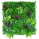 Caravan Accessories: Coastal Greenery Vertical Garden / Green Wall UV Resistant 100cm X 100cm