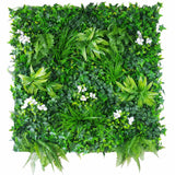 Greenhouses & Accessories: Luxury Snowy White Vertical Garden / Green Wall UV Resistant 100cm x 100cm