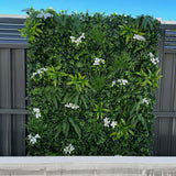 Greenhouses & Accessories: Luxury Snowy White Vertical Garden / Green Wall UV Resistant 100cm x 100cm