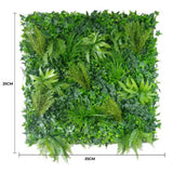 Artificial Hanging Plants: Native Tea Tree Vertical Garden / Green Wall UV Resistant SAMPLE
