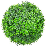Artificial Trees: Medium Green Leaf Buxus Topiary Ball UV Resistant 28cm