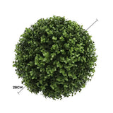 Household Insect Repellents: Medium Artificial Topiary Ball Natural Buxus 28cm