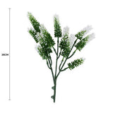 Massage Oils: Small White Artificial Lavender Stem UV Resistant 26cm