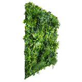 Artificial Wall Plants: White Grassy Greenery Vertical Garden / Green Wall UV Resistant 100cm x 100cm