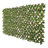 Artificial Hanging Plants: Premium Jasmine Artificial Hedge Extendable Trellis / Screen 2 Meter By 1 Meter UV Resistant (PVC)