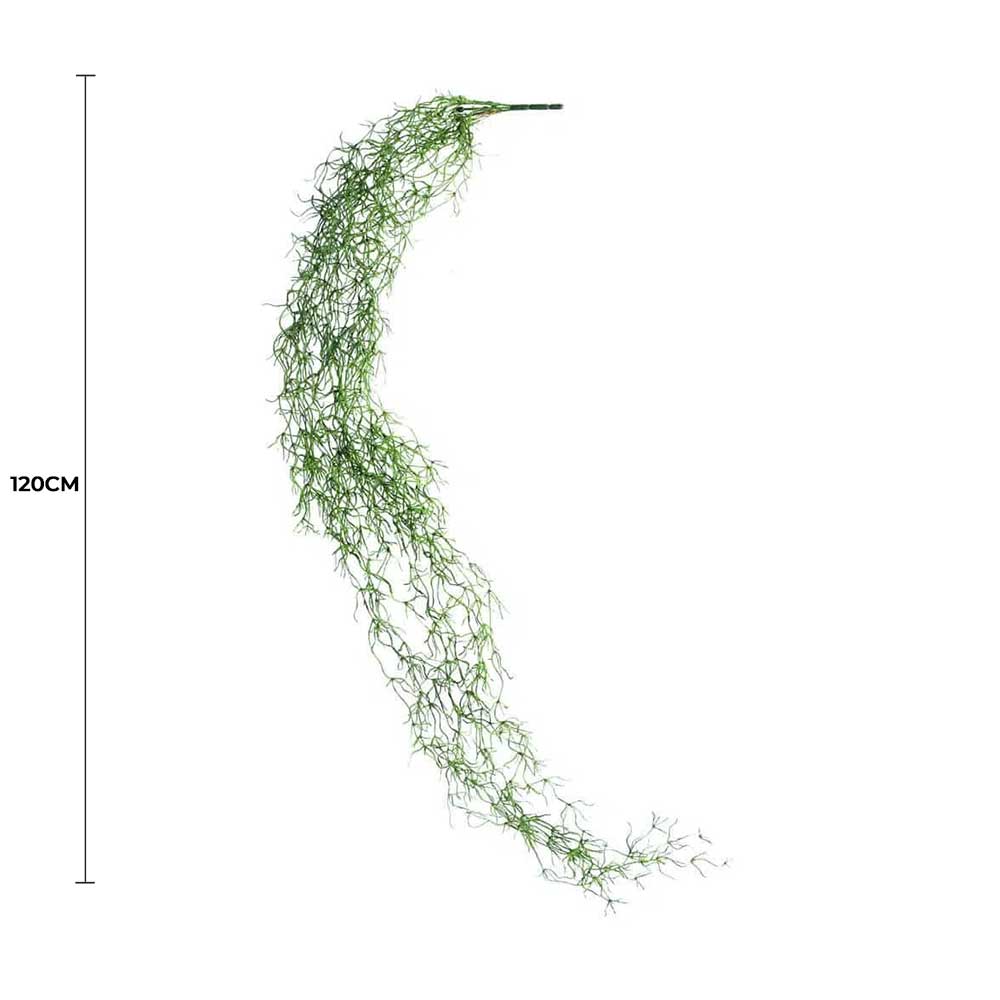 Artificial Hanging Plants: Artificial Air Plant / Spanish Moss Hanging Vine 120cm