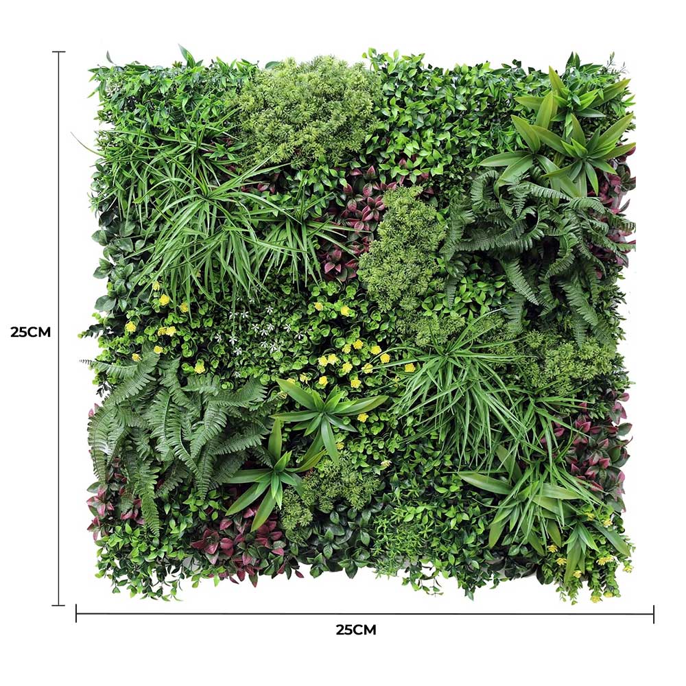Wellness Accessories: Luxury Country Fern Recycled Vertical Garden / Green Wall UV Resistant Sample