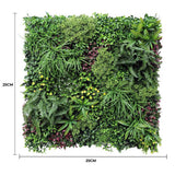 Wellness Accessories: Luxury Country Fern Recycled Vertical Garden / Green Wall UV Resistant Sample