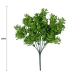 Artificial Hanging Plants: Vivid Green Wide Eucalyptus Plant 32cm UV Resistant