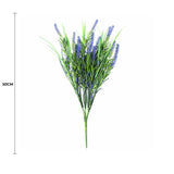 Artificial Hanging Plants: Long Stem Purple Lavender Plant 50cm UV Resistant