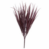 Artificial Hanging Plants: Dark Red Artificial Grass Stem 35cm Long UV Resistant