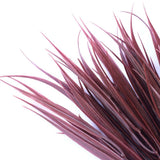 Artificial Hanging Plants: Dark Red Artificial Grass Stem 35cm Long UV Resistant