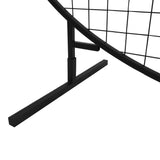 Outdoor Play Equipment: Sturdy Circular Flower Wall / Event Stand 200cm Diameter (Black Frame)