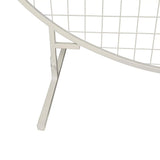 Garden Ornaments: Sturdy Circular Flower Wall / Event Stand 200cm Diameter (White Frame)