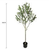 Artificial Trees: Nearly Natural Artificial Olive Tree UV Resistant 150cm