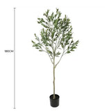 Artificial Trees: Nearly Natural Artificial Olive Tree UV Resistant 180cm