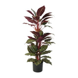 Artificial Hanging Plants: Artificial Wide Leaf Cordyline Plant 90cm