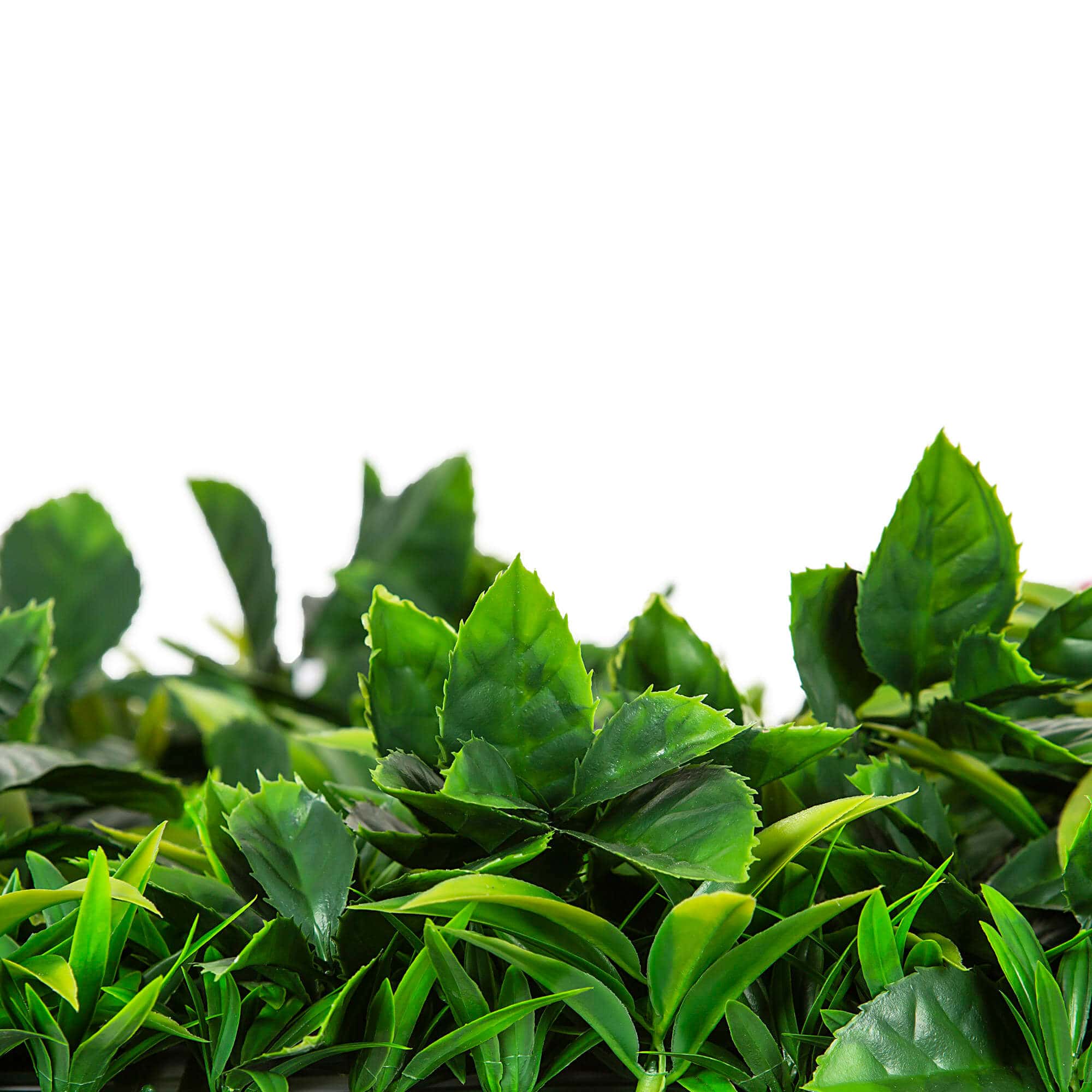 Artificial Hanging Plants: Yellow Rose Vertical Garden / Green Wall UV Resistant Sample