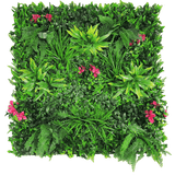 Garden Ornaments: Flowering Lilac Vertical Garden / Green Wall UV Resistant 100cm X 100cm Panel
