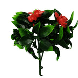 Party Supplies: Flowering Red Rose Stem UV Resistant 30cm