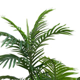 Canopies & Gazebos: Premium Artificial Potted Multi-trunk Fan Palm 180cm