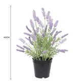 Aroma Diffusers: Artificial Lavender Plant 40cm